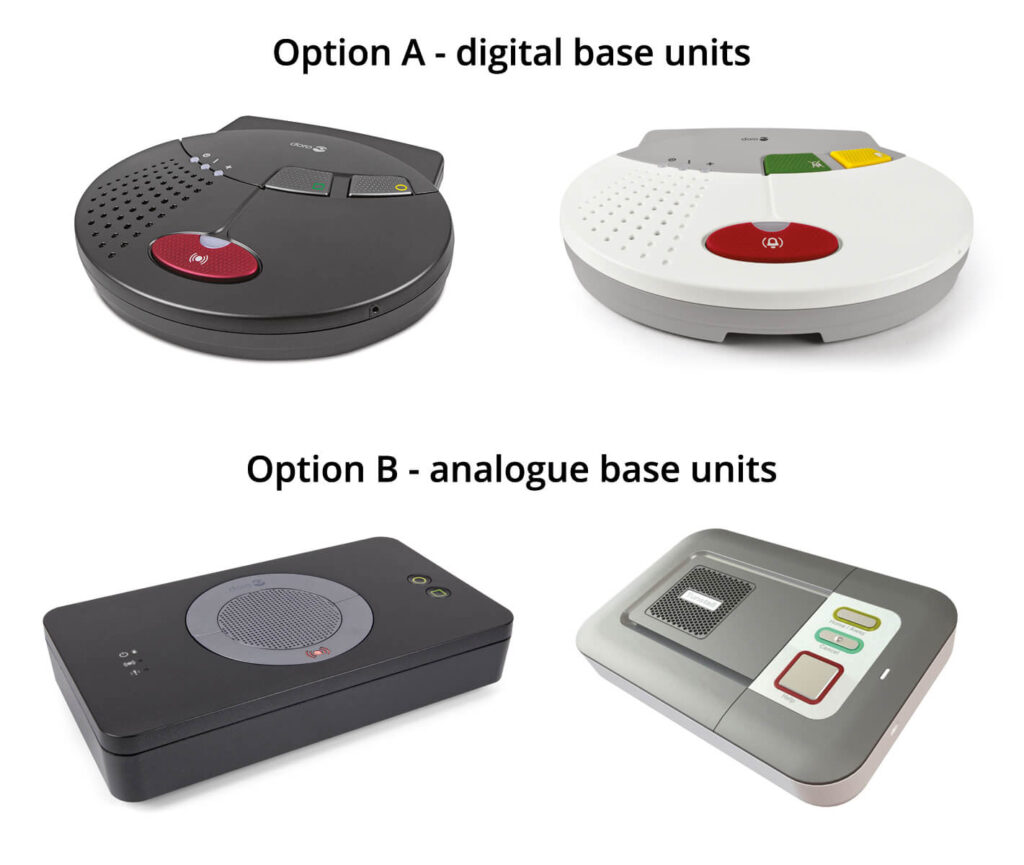 Analogue vs digital base units