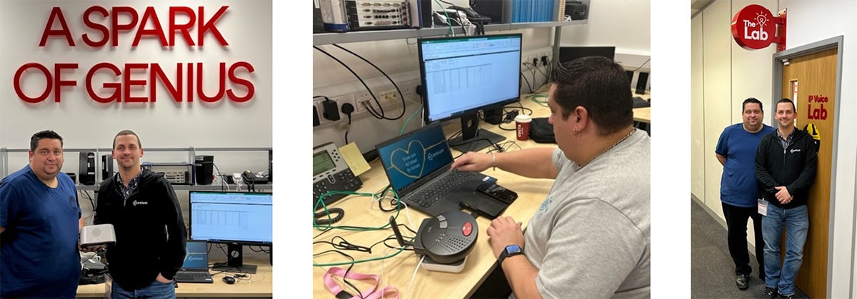 The Careium team at the Virgin Test Labs