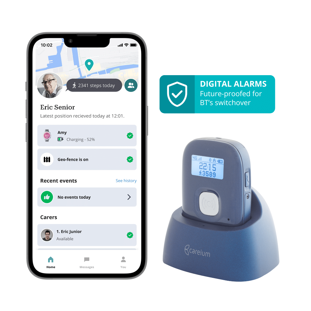 abby outdoor personal alarm with app